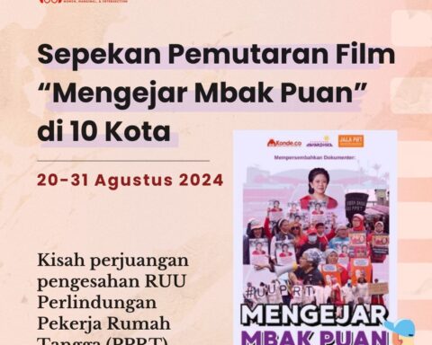 Sepekan pemutaran film mengejar mbak puan, (Konde.co).