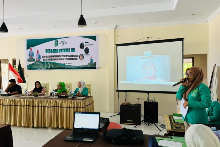 Suasana sosialisasi pencegahan kekerasan terhadap perempuan dan pernikahan anak usia dini, (Foto: Fatayat Bolmut).