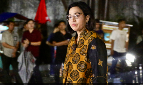 Menteri Keuangan Sri Mulyani digadang-gadang bakal menjadi menteri kabinet Prabowo-Gibran. (Foto: istimewa).